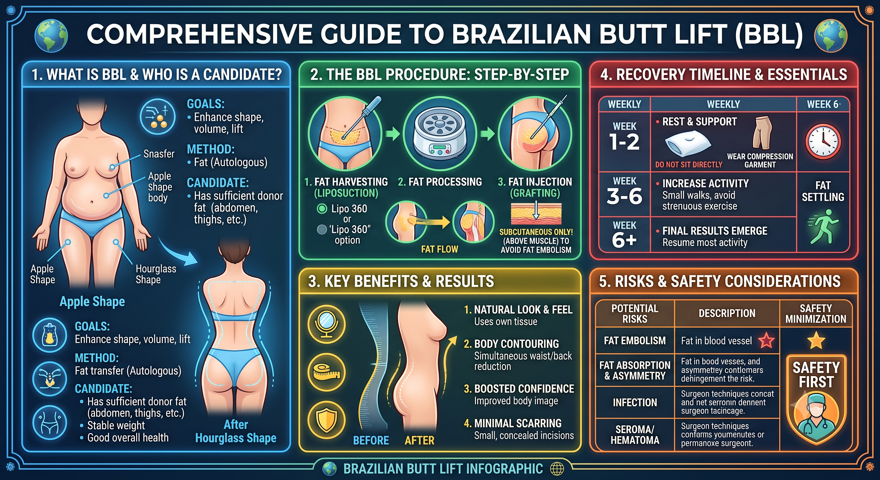 Plastic surgeon marking gluteal zones for safe subcutaneous fat injection in BBL procedure